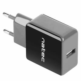 CARREGADOR USB 1.2A 110 240V PRETO/CINZA