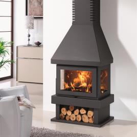 Salamandra a lenha CANADA 7.9KW ECODESIGN