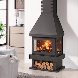 Salamandra a lenha CANADA 7.9KW ECODESIGN