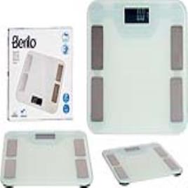 Balança digital para casa de banho Branco Metal