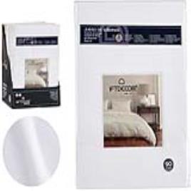 Conjunto de Lençóis Cama de 90 Branco (3 Peças)