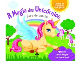Livro A Magia dos Unicórnios Livro de Puzzles
