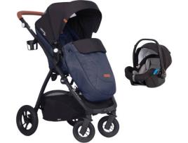 Carrinho de Bebé Individual EASYGO Optimo + Starter 0+ Isofix Ready Sand