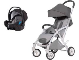 Carrinho de Bebé Individual EASYGO Minima Plus + Starter 0+ Isofix Ready Graphite