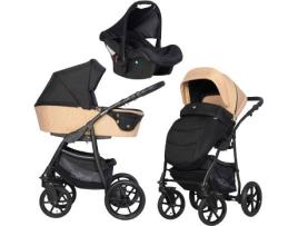 Carrinho de Bebé Individual EXPANDER Elite + Carlo Isofix Ready Banana
