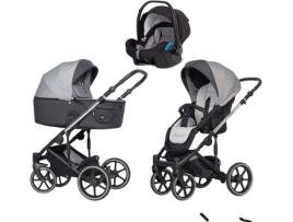 Carrinho de Bebé Individual EXPANDER Exeo + Kite Isofix Ready Carbon