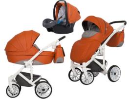 Carrinho de Bebé Individual  Xenon + Kite Isofix Ready Copper