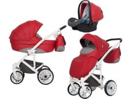 Carrinho de Bebé Individual  Xenon + Kite Isofix Ready Scarlet