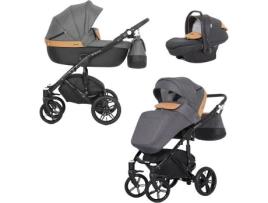 Carrinho de Bebé Individual EXPANDER Enduro + Kite Isofix Ready Caramel