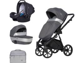 Carrinho de Bebé Individual  Nano Pro + Kite Isofix Ready Onyx