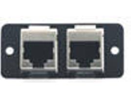 Cobertura para Interruptor KRAMER ELECTRONICS Wall Plate Insert - 2 x RJ-45