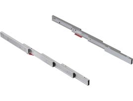 Corrediças para Mesa Extensível Lunch+39 para Cozinha Ou Casa Lunch,  Alumínio, Anodizado Inoxidável