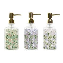 Dosificador  Azul Verde Cinzento Cor de Rosa Plástico Cristal (3 pcs) (7.5 x 7.5 x 20 cm)
