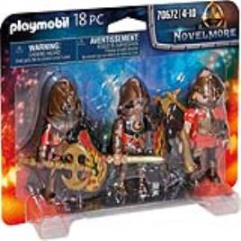 Conjunto de Figuras Novelmore Fire Knigths Playmobil 70672 (18 pcs)