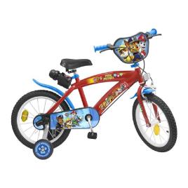 Bicicleta Infantil  Paw Patrol 16'' Vermelho Azul