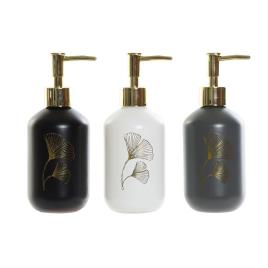 Dosificador  Branco Preto Cristal ABS Cinzento Escuro (3 pcs) (7.2 x 7.2 x 18.5 cm)
