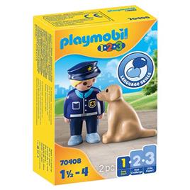 Playset Police with Dog 1 Easy Starter  70408 (2 pcs)