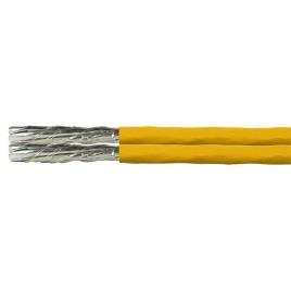 Logilink Fio De Instalação Cat7a Ftp 100 M One Size Yellow
