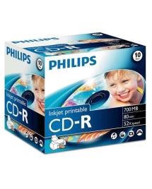 CD-R 80MIN 700MB 52x INKJET PRINTABLE