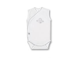 Pack 2 Body Sem Mangas PIRULOS Tamanho 3 m globo Branco e Cinza