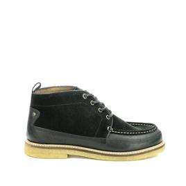 Kickers Botas em pele, com atacadores, Horizou