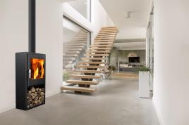 Salamandra a lenha  JACCO BUCHER 4,8KW ECODESIGN