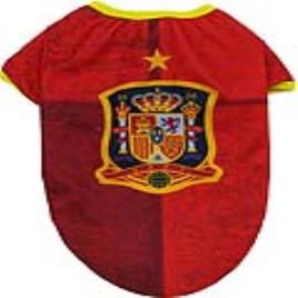 T-shirt para Cães RFEF Vermelho