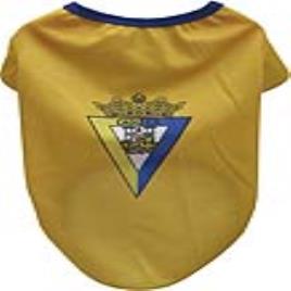 T-shirt para Cães Cádiz Club de Fútbol Amarelo