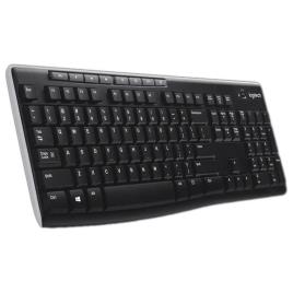 Logitech Teclado Sem Fio K270 French AZERTY Black