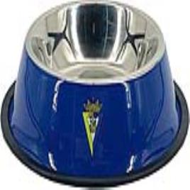 Comedouro para animais de estimação Cádiz Club de Fútbol Azul (Ø 22 cm)
