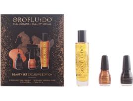 Coffret de Cabelo  Ourofluido Elixir Original 50 ml + 2 Esmaltes 15 ml