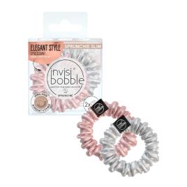 Invisibobble Sprunchie Slim Bella Chrome Elástico de Cabelo 2unid.