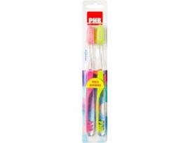 Escova de Dentes PHB Dental Pincel Médio Adultos Plus Pack 2 Unidades