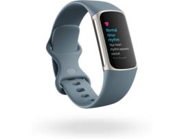 Pulseira Desportiva FITBIT Charge 5 (Bluetooth - Até 7 dias de autonomia - À prova de água - Azul)