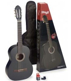 Pack Guitarra Clássica C440 Mate (Black)