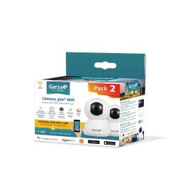 Pack 2 câmaras IP WIFI GARZA 360º 720P HD