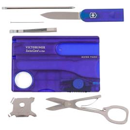 Victorinox Swisscard Lite Transparent One Size Blue