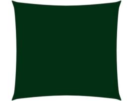Toldo de Vela VIDAXL Quadrado (Verde - Tecido - 4.5x4.5 m)