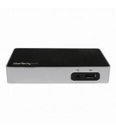 USB3VDOCK4DP Base & Duplicador Portas Fios USB 3.2 GEN 1 (3.1 GEN 1) TYPE-B Preto, Prateado
