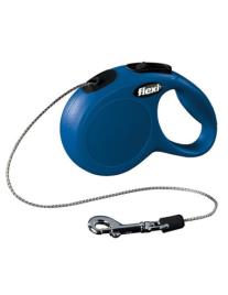 Trela Extensível Flexi New Classic (fio/tam. Xs) 3 Mt / 8 Kg (azul) - Trelas Extensíveis