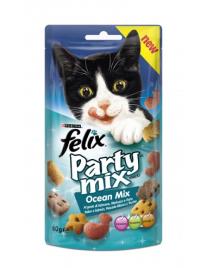 Snack Felix Party Mix Ocean - Biscoitos Para Gatos