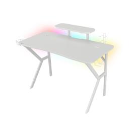 Mesa Gaming Genesis Holm 320 RGB Branco