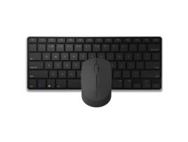 9000M Teclado+Rato Sem Fios 2.4 GHz Ultra Slim Preto