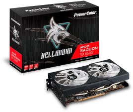 Gráfica PowerColor Radeon RX 6600 Hellhound OC 8GB GD6