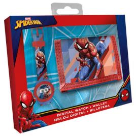 Relógio e carteira Spiderman