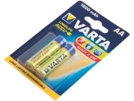 VARTA PILHAS RECARREGAVEIS AA 1600MHA BLISTER 2 PILHAS - 4008496635702