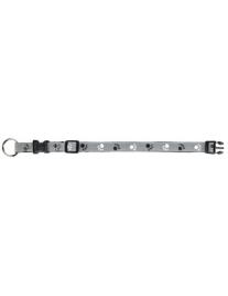 Coleira Silver Reflect L-xl - Coleiras Para Cães