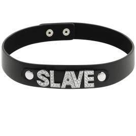 COQUETTE HAND CRAFTED CHOKER VEGAN LEATHER  - SLAVE