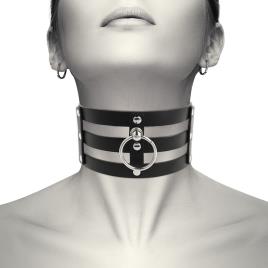 COQUETTE HAND CRAFTED CHOKER VEGAN LEATHER  - FETISH