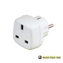 FICHA ADAPTADORA VIAGEM SCHUKO / INGLESA 16A EDH
